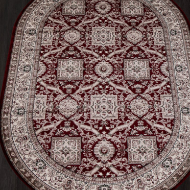 Ковер D868 - RED - Овал COLIZEY