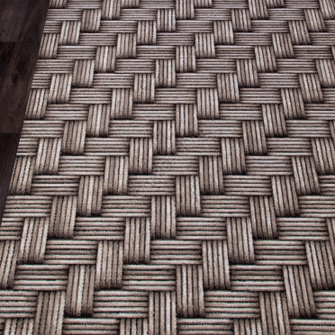 Ковер D722 - BEIGE-BROWN 2 - Прямоугольник - коллекция SIERRA