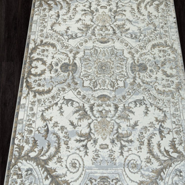 Ковер 00765A - GREY FDY / CREAM HB - Прямоугольник - коллекция SAHARA