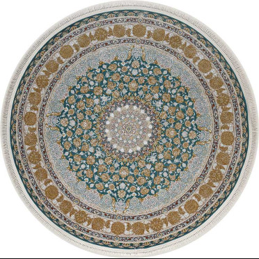 G129 DAIRE BLUE / GRAY круг Mashad 1200