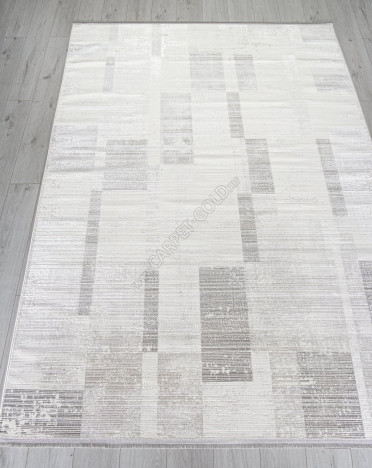 Ковер турецкий 32325A SHINE (Полиэстер, серый)