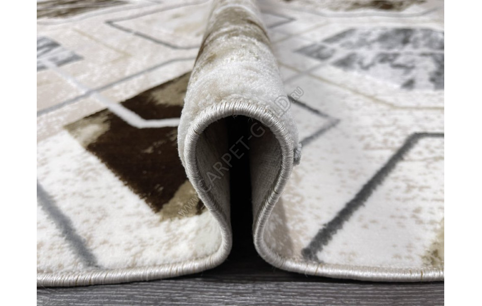 Турецкий ковер 40709A_KOYU GRI / KAHVE