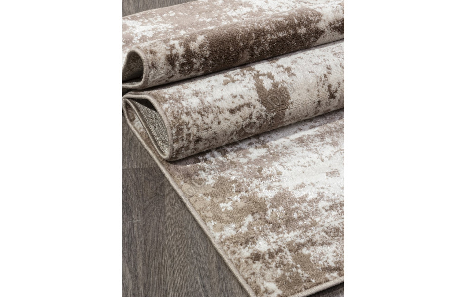 Ковер в стиле модерн F172 - BEIGE - Прямоугольник - коллекция ALABAMA