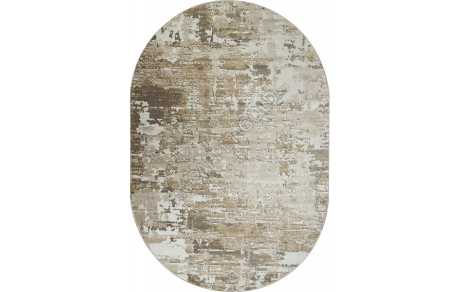 Ковер F231 - BEIGE - Овал - коллекция NATUREL