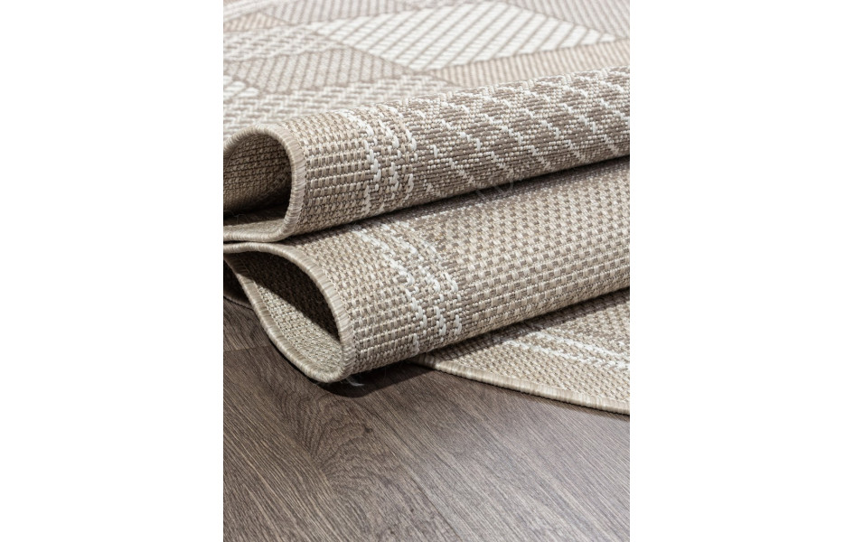 Ковер S148 - BEIGE - Овал - коллекция KAIR