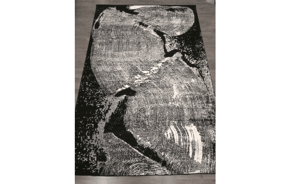 Ковер на пол AC46 - Черный - Прямоугольник - коллекция ORION